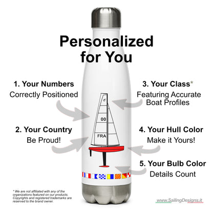 DF65 Class - Personalized Stainless Steel Water Bottle