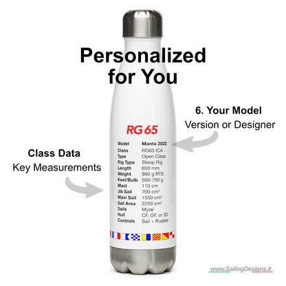 RG65 Class - Personalized Stainless Steel Water Bottle