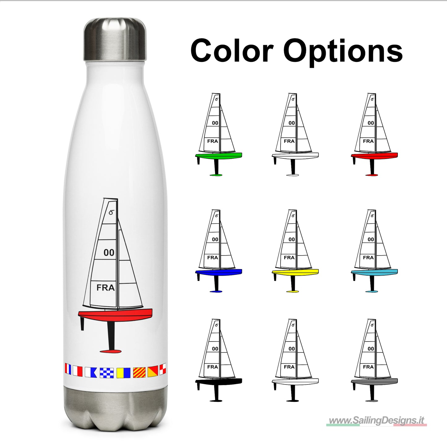 IOM Class - Personalized Stainless Steel Water Bottle